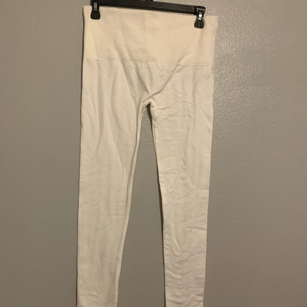 Womens  white leggings size large